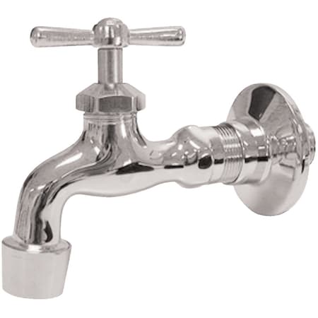 B & K Adjustable Single Handle 1/2 In. MIP Inlet Chrome Finish on Brass Handle Flange 203-194NL